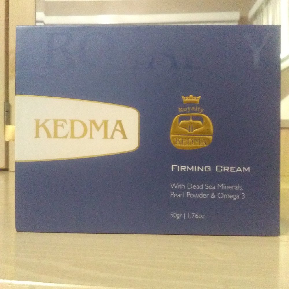 KEDMA FIRMING CREAM-DEAD SEA MINERLAS-OMEGA 3 & PEARL POWDER-1.76 fl oz/50ml-NEW